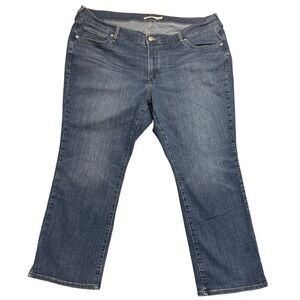 Levi Strauss Classic Straight Jeans Dark Wash Women‎ Size 22W